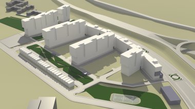 Konut Kompleksi (3d render)