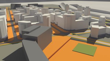 Konut Kompleksi (3d render)