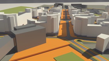 Konut Kompleksi (3d render)