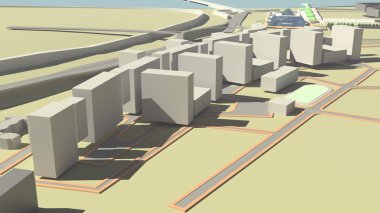 Konut Kompleksi (3d render)