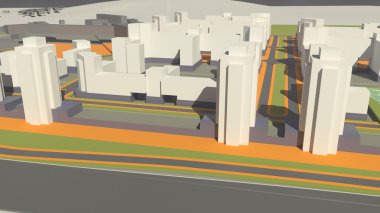 Konut Kompleksi (3d render)