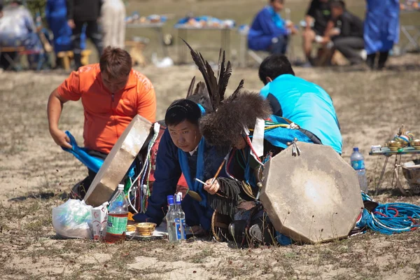 Gathering of shamans on Olkhon — Stock Photo, Image