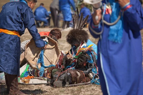 Gathering of shamans on Olkhon — Stock Photo, Image