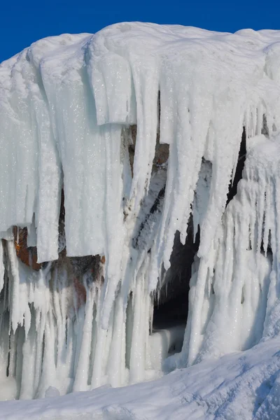 마운트의 샤먼 겨울에 올혼 섬 — 스톡 사진