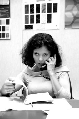 genç kadın Ofis Müdürü