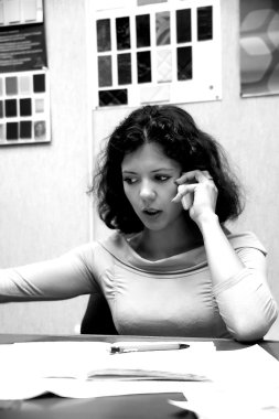 genç kadın Ofis Müdürü