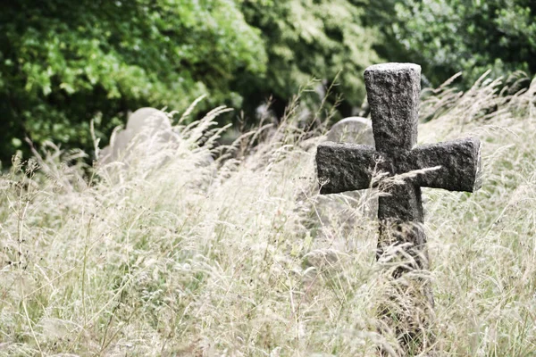 묘지와 균형잡힌 초점을 — 스톡 사진