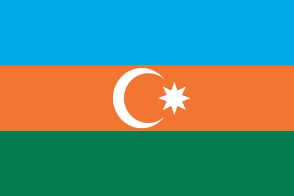 Azerbaijan Flag background illustration large file — Stockfoto