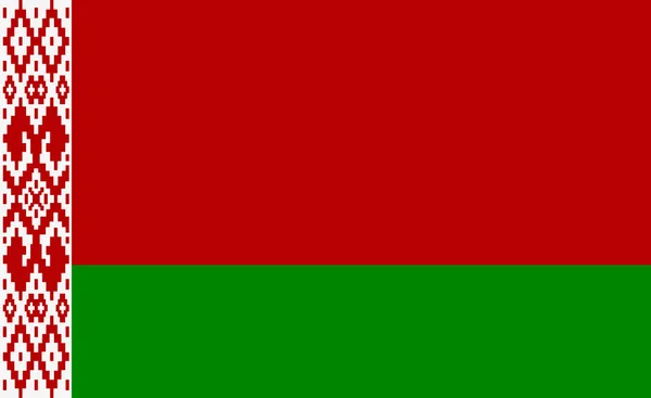 Belarus flag background illustration large file green red — Fotografia de Stock