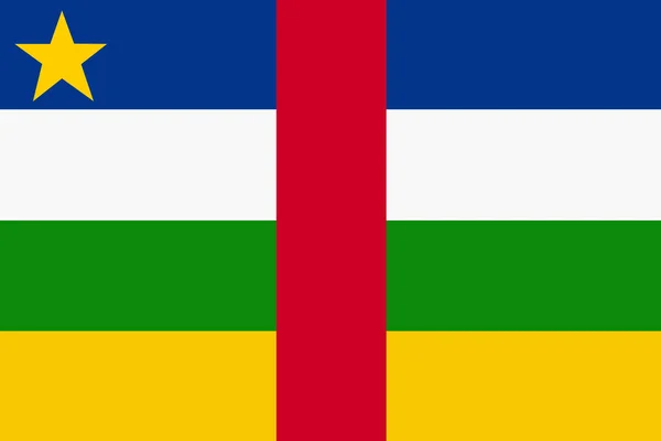 Republika Środkowoafrykańska flaga tło ilustracja duży plik — Zdjęcie stockowe
