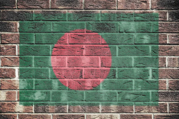 Een Vlag Van Bangladesh Achtergrond Illustratie Groot Bestand — Stockfoto