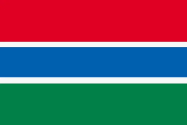 Gambia bandera fondo ilustración rojo blanco azul verde —  Fotos de Stock