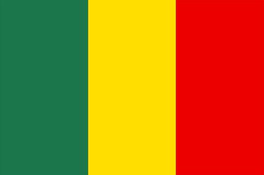 A flag of Mali background illustration large file