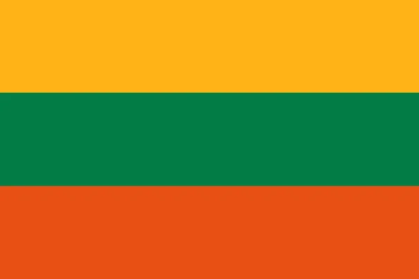 Flag Lithuania Background Illustration Large File — Stock fotografie