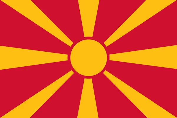 Flag Macedonia Background Illustration Large File — Stock Fotó