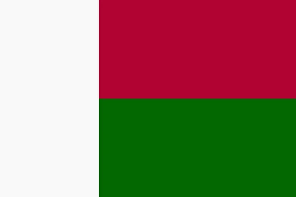 Madagascar Flag Background Illustration Red Green White — 图库照片