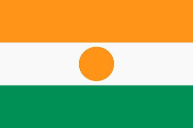 A Flag of Niger background illustration large file