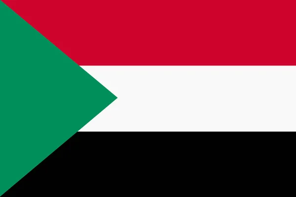 Flag Sudan Background Illustration Large File — Stock Photo, Image