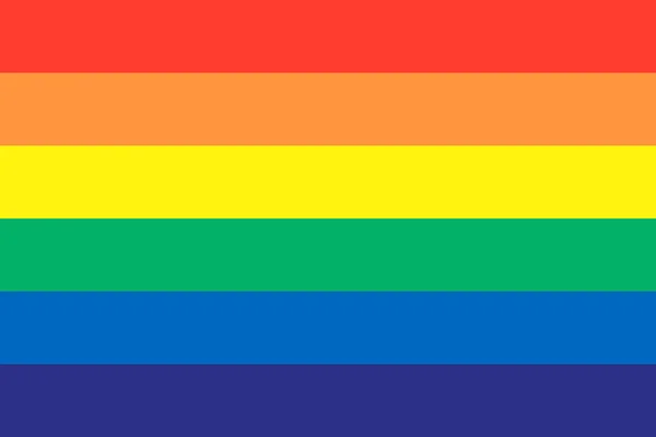 虹のゲイの誇りフラグの背景イラスト大規模なファイル — ストック写真