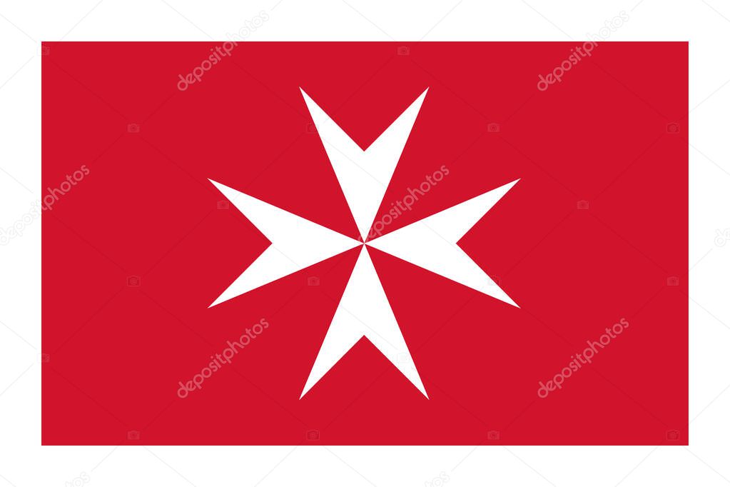 A Maltese Cross flag background illustration large file