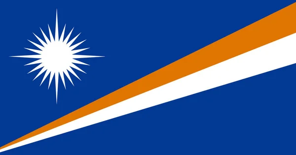 Marshall Islands Flag Background Illustration Large File — Stock Photo, Image