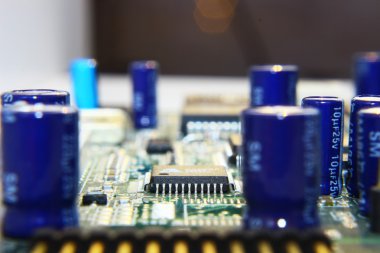 baskılı devre elemanları.