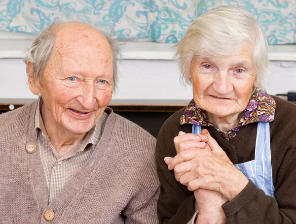 Alt glücklich — Stockfoto