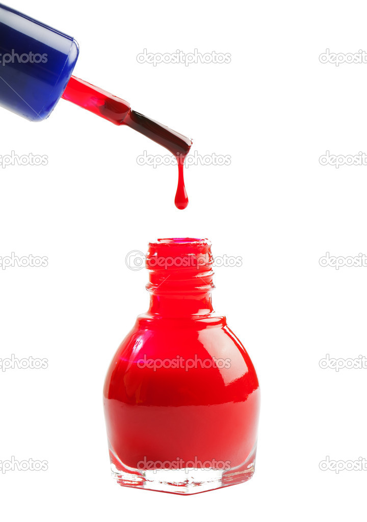 Red nail polish