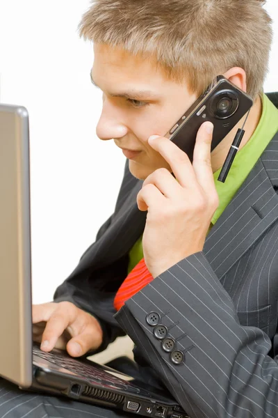 işadamı cep telefonunuzun konuşma