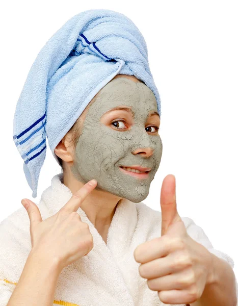 Best facial mask for a healthy skin — Stock Photo, Image