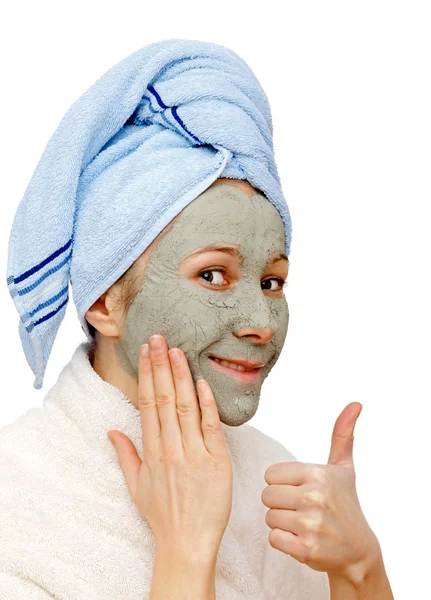 Best facial mask for a healthy skin — Stock Photo, Image