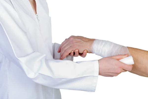 Wrist bandaging — Stock Photo, Image