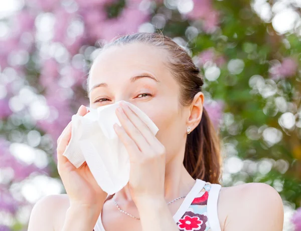 Pollen allergy — Stock Photo, Image