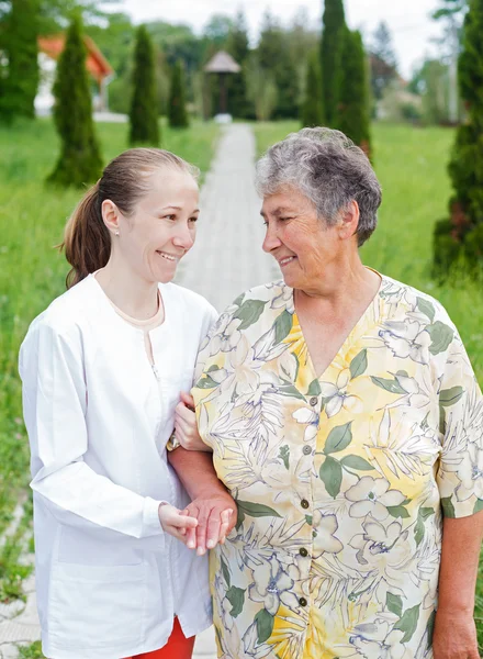 Elderly care — Stock Photo, Image