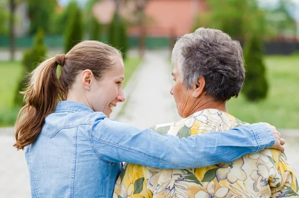 Elderly care — Stock Photo, Image