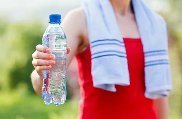 Hydration during workout — Stock Photo, Image