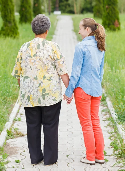 Elderly care — Stock Photo, Image