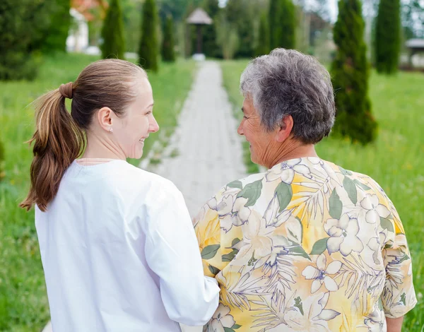 Elderly care — Stock Photo, Image