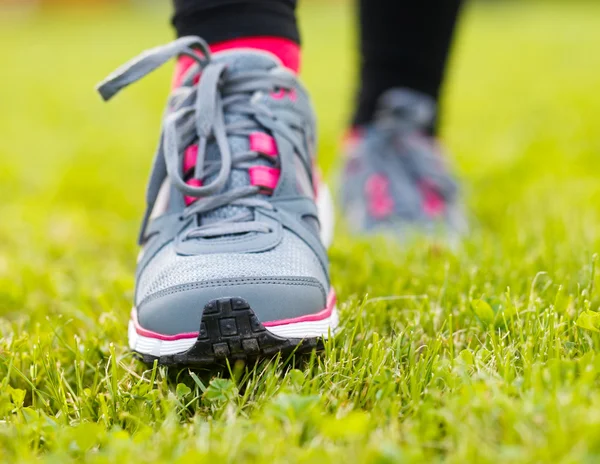 Läufer Schuhe Nahaufnahme — Stockfoto