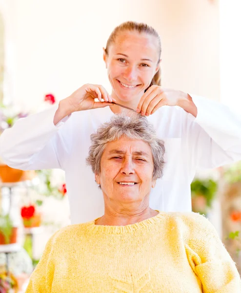 Elderly home care — Stock Photo, Image