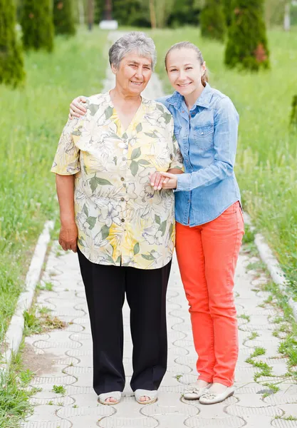 Ouderenzorg — Stockfoto