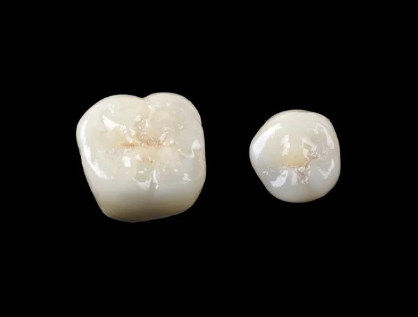 Ceramic crowns — Stock Photo, Image