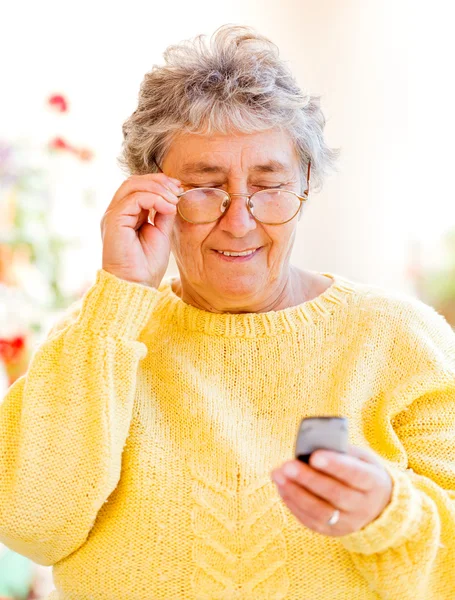 Elderly woman — Stock Photo, Image