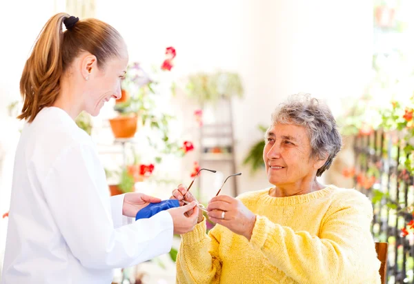 Elderly home care — Stock Photo, Image