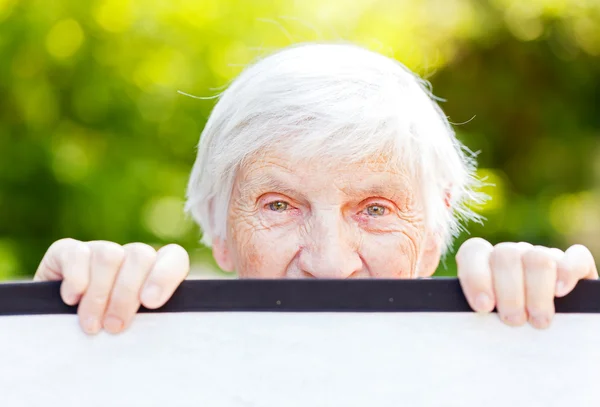 Elderly woman — Stock Photo, Image