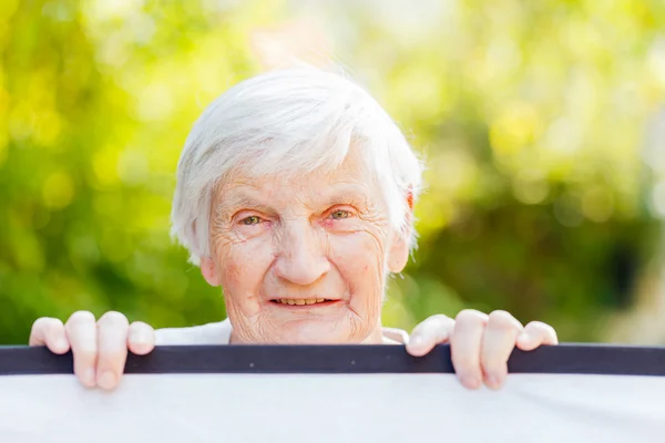 Elderly woman — Stock Photo, Image