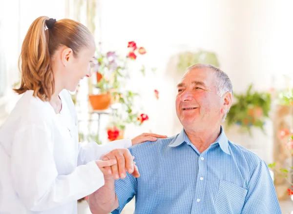 Elderly home care — Stock Photo, Image