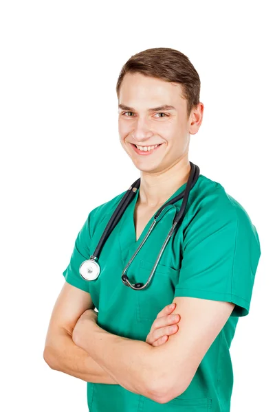 Happy young doctor — Stock Photo, Image