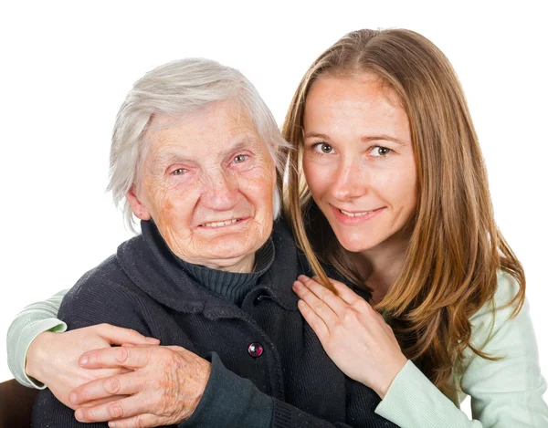 Soins aux personnes âgées — Photo