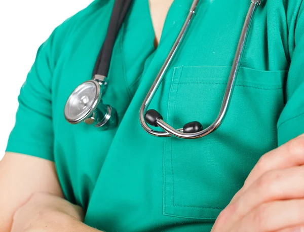 Doctor with stethoscope — Stock Photo, Image